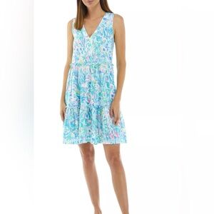 Lily Pulitzer lorina Cotton Dress size medium